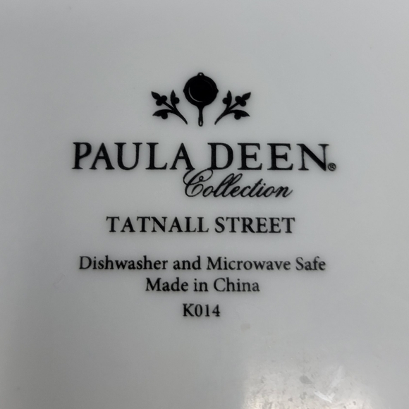 Paula Deen Tatnall Street Bluebell Dinner Plate 10 1/2”~Set Of 6 in great shape - Picture 9 of 10